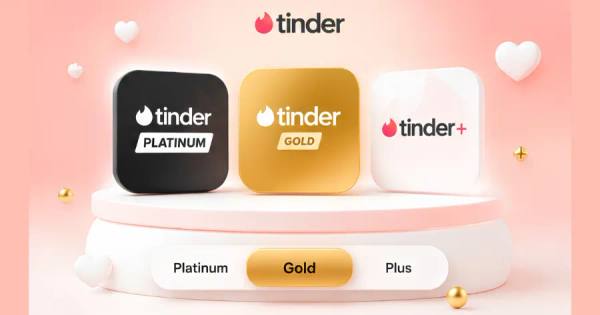 Comparaison des trois formules Tinder : Plus, Gold et Platinum
