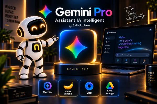 Abonnement Gemini Pro – Google AI Pro