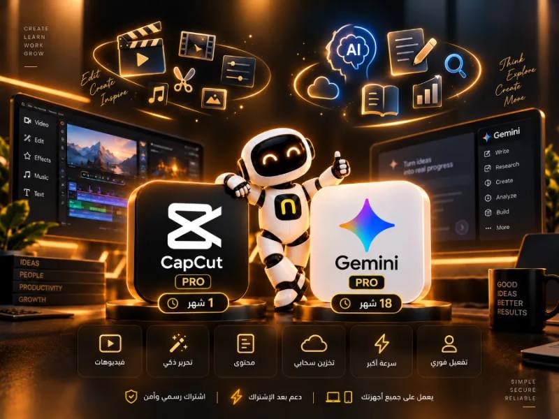 Abonnement Google AI Pro + CapCut Pro