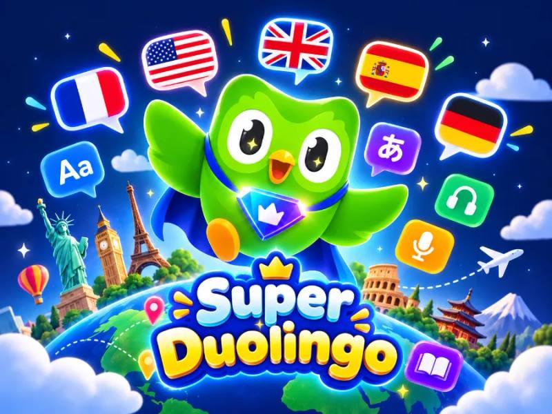 Abonnement Super Duolingo